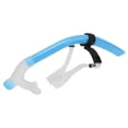 thumbnail image 4 of Swimming Snorkel Reduced Drag Silicone Swimming Breathing Tube with Adjustable Head Brace for Snorkeling Diving Yellow, 4 of 5