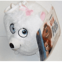 The Secret Life of Pets Gidget Plush Toy, White Pomeranian, 5"