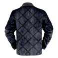 thumbnail image 3 of GXIPO Mens Fleece Lined Sherpa Jacket Western Plaid Flannel Jackets Zip Up Big and Tall Thickened Thermal Heavyweight Coat Black 3XL, 3 of 3