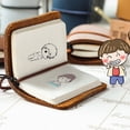 thumbnail image 4 of Practical Mini Notepad Notebook School Supplies Office Worker Students Stationery for Home Office (Dark Brown), 4 of 8