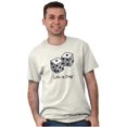 thumbnail image 2 of Life Is Crap Short Sleeve T-Shirt Tees Tshirts Life is Crap Snake Eyes Funny Gamble Unlucky, 2 of 2