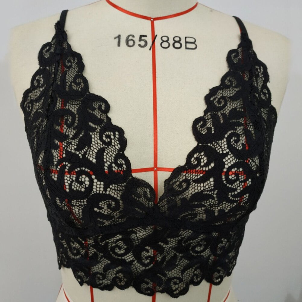 lace flower bralette