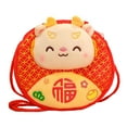 thumbnail image 3 of Cartera de almacenamiento Dragon Year, portátil, ligera, informal, con bordado para el hombro Estilo C, 3 of 9