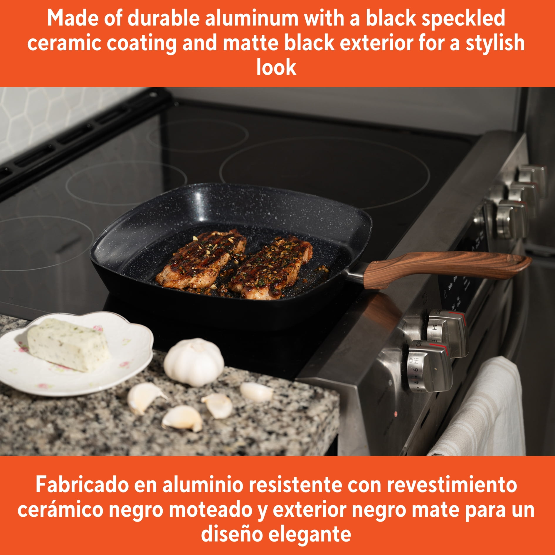 IMUSA 11" Ceramic Square Grill