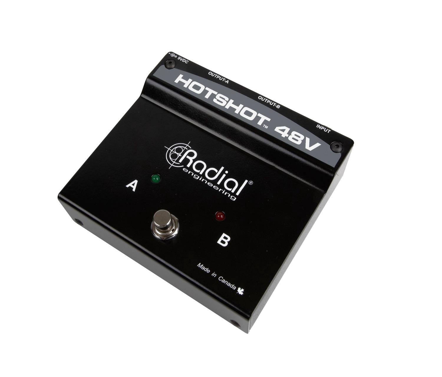 Radial Engineering HotShot 48V Condenser Microphone Switcher