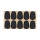 thumbnail image 3 of Amortiguar 10 Uds 0.5mm cojín de boquilla gruesa para saxofón clarinete paño de limpieza hisopo para instrumento de viento boquilla almohadillas de silicona parche Maboto Amortiguar, 3 of 6