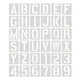 thumbnail image 2 of Juego de 36 plantillas de letras decorativas multiusos, plantillas de pintura de 4 pulgadas para pintura de pared, carteles de porche de pared para, 2 of 6