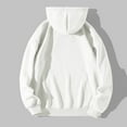 thumbnail image 4 of Vedolay Womens Zip Up Hoodie Fashion Soft Cotton Jacket Sportswear Womens Fashion White,S, 4 of 5