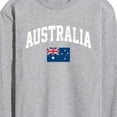 thumbnail image 3 of Instant Message - Australia Flag - Men's Long Sleeve T-Shirt, 3 of 6