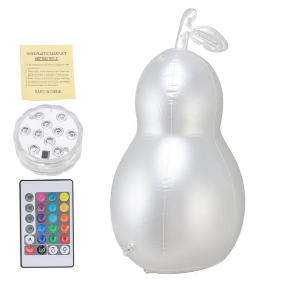 Inflatable Glowing Ball Avocado Shaped Waterproof Remote Control Light Up Ball for Party