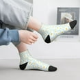 thumbnail image 2 of Pofeuu Daisies Flowers Print 30cm Socks, Adult Running Hiking Socks for Youth and Adult, 2 of 7
