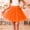 F-82Orange, variant on ZHOGXU Big Kids Girls Skirt Elastic Waist Solid Color Comfortable Stylish Mesh Tutu Skirts For Carnival Party And Daily Wear Blue One Size