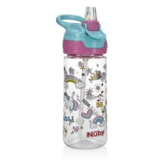 18 oz Unicorns Flip-it Soft Spout Tritan Water Bottle, Case of 48