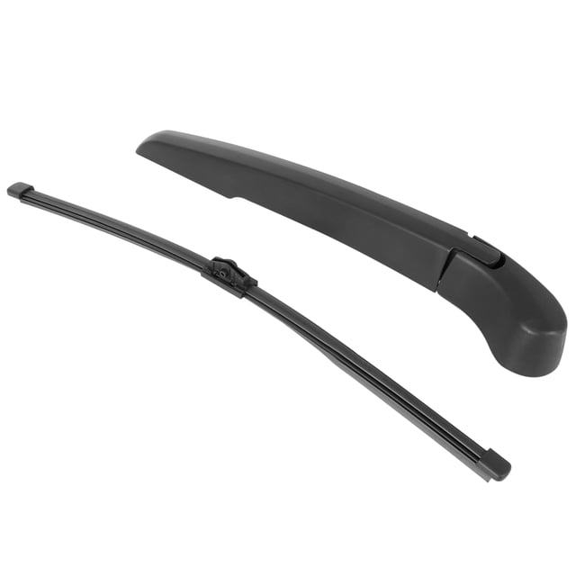 Auto Car Rear Windshield Wiper Blade Arm Set for BMW X1 F48 2015-2020, a 350mm (14-inch) automotive replacement part with durable natural rubber for streak-free cleaning. Easy to install, lightweight, and suitable for all seasons, ensuring clear rear windshield visibility.