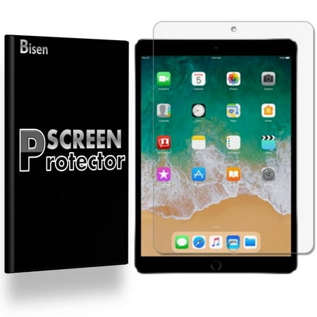 iPad 9.7 (2018) / iPad 9.7 (2017) / iPad Pro 9.7 [3-PACK BISEN] Screen Protector, HD Clear, Anti-Scratch, Anti-Shock, (Best Screen Protector For Ipad Pro 9.7)
