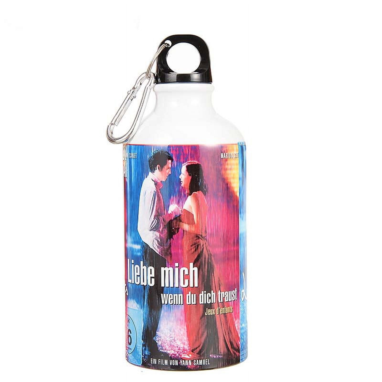 Techtongda 20pcs Blank Coated Sublimation 600ml Aluminium Water Bottle-white Sublimation Transfer