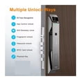 thumbnail image 2 of Camera Wireless Wifi Fingerprint Card Smart Door Lock Big Handle Mortise Body for Aluminum, 2 of 6