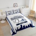 thumbnail image 4 of Erosebridal Football Print Bedding Twin Comforter Set,Ball Game Down Comforter,Sport Decor,Reversible,Lightweight,2 Piece, 4 of 7