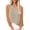 Beige #1, variant on WULMLEO Cotton Linen Tank Tops for Women - Sleeveless Crewneck Summer Gauzy Shirts Loose Fit Casual Beach Vacation Camisole White XL