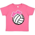 thumbnail image 3 of Inktastic Volleyball with Pink Bow Boys or Girls Toddler T-Shirt, 3 of 5
