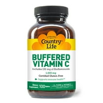 Country Life Buffered Vitamin C, 1,000 mg, 100 Tablets
