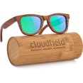thumbnail image 5 of Gafas de sol de madera - Lentes polarizadas con marco de madera de bambú con revestimiento anti-UV de doble capa Kuyhfg Bienvenido a Kuyhfg, 5 of 5