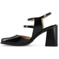 thumbnail image 3 of Journee Womens Caisey Double Strap Mary Jane Pumps, 3 of 10