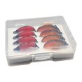thumbnail image 1 of Señuelos de pesca con mosca, señuelos artificiales con funda de transporte con anzuelos de acero rico en carbono, cebos de pesca para herramientas de, 1 of 8