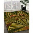 thumbnail image 2 of Ahgly Company Indoor Rectangle Patterned Dark Yellow Green Area Rugs, 7' x 9', 2 of 6