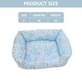 thumbnail image 2 of Cama de enfriamiento para perros Dormir en verano Cama de seda de hielo fresca para perros y gatos pequeños, medianos y grandes Camas para mascotas lavables y transpirables con fondo antideslizante, 2 of 5