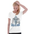 thumbnail image 3 of King of Kings Jesus Lion Christian Womens Fitted Plus Size Graphic Tee Brisco Brands 3X, 3 of 5