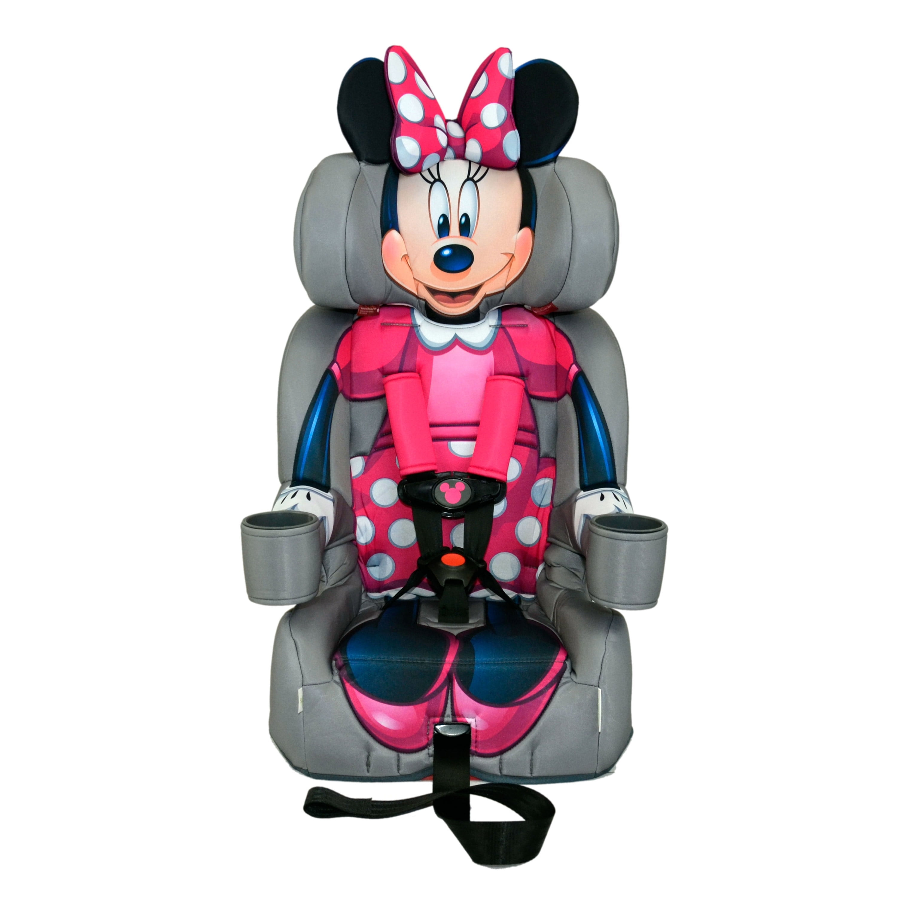 KidsEmbrace Minnie Mouse 2-in-1 Combination Harness to Booster Car, Forward-Facing Harness, Booster, Multi-Position Headrest, Toddler