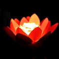 thumbnail image 6 of SPRING PARK Artificial Solar Powered LED Lotus Flower Light Floating Fountain Pond Garden Pool Lamp, 6 of 7