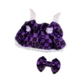 thumbnail image 4 of Cocador de muñecas de muñeca con accesorios fotográficos, trajes educativos de prendas de moda de bricolaje de ropa de moda para 6.69 '' muñeca violeta, 4 of 8