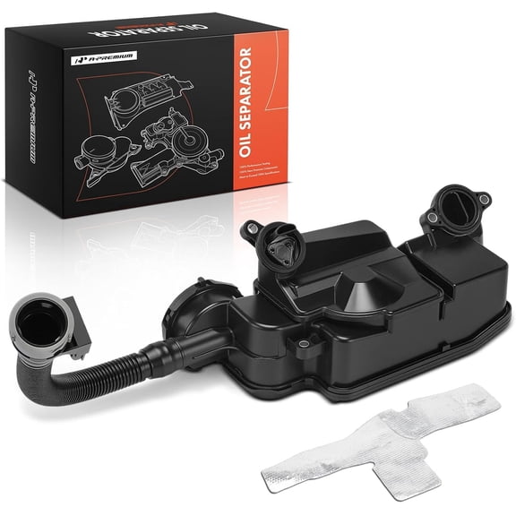 A-Premium Engine Oil Separator Assembly Compatible with 2011-2016 Ford F350 F450 F550 Super Duty 6.7L V8 Powerstroke Diesel, With Sensor PCV CCV Vent Valve Engine Crankcase, Replace# DC3Z6A785C