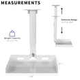 thumbnail image 1 of VIVO Universal Ceiling Extending Projector Tray Mount Height Adjustable Projection No Hole Installation Hidden Cable Routing White MOUNT-VP08W, 1 of 5