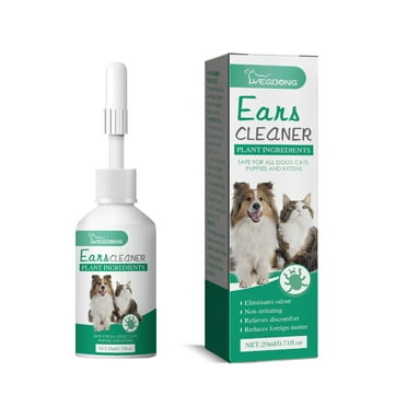 Cat Dog Ear Cleaner Ear Solution for Dogs Pet Ear Cleaner Ear Mites Treatment Cat Dog Cleaning Supplies