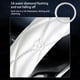 thumbnail image 4 of Funda para volante de coche con diamantes de cuero, general, antideslizante, moderna y bonita., 4 of 7