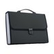 thumbnail image 4 of Carpeta de archivos expandible A4, carpeta organizadora de documentos, bolsa de papel con cierre a presión Negro, 4 of 9