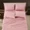 Baby Pink, variant on Huba Homes Luxury 6 Piece Bed Sheet Set 1800 Series Ultra Soft Deep Pocket Plain Sheets Set king lavender
