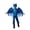 Blue, variant on Kids Dragon Costume Set, Halloween Pretend Play Dress Up Jumpsuit with Wings and Mask for Boys & Girls