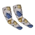 thumbnail image 2 of Goofa Antique Vintage Teapot Coffee Grinder Pattern UV Sun Protection Arm Sleeves, UPF 50 Sports Cooling Arm Compression Sleeves for Men Women Teenager, 2 of 8