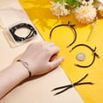thumbnail image 3 of About 10Pcs Slider Bracelets Making Black Nylon Twist Cords Bracelet Makings Adjustable Bracelet Chains Nylon Twisted Cord Bracelet with Cord End for DIY Bracelet Jewelry Making, 3 of 9