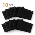 thumbnail image 2 of INSPIRE CHIC Women's 3 Rows 4 Hooks Bra Extenders Straps Extension Black 3 Rows 4 Hooks 10 Pcs, 2 of 5
