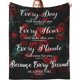 thumbnail image 1 of LHSHID Bible Verse Blanket Flannel Soft and Comfortable Anti static Bed Sofa Blanket 60x80in, 1 of 6
