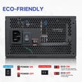 thumbnail image 3 of Fuente de alimentación Vetroo 850W 80 Plus Gold totalmente modular ATX 3.1, 3 of 9