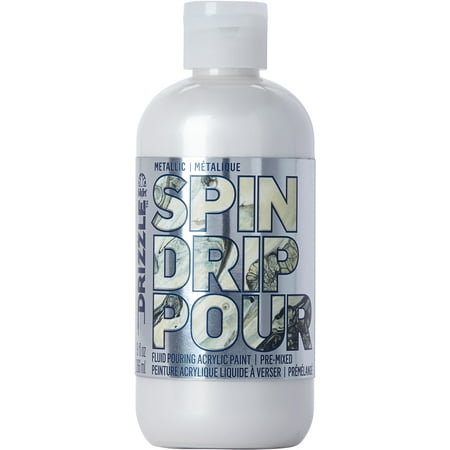 UPC: 0028995503993 | FolkArt Drizzle Metallic Pre-Mixed Fluid Pouring Acrylic Paint Cloud Surf 9 fl oz