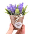 thumbnail image 4 of Artificial Plants Potted Fake Grass Home Office Desktop Decor Mini Faux Green Bonsai, 4 of 6