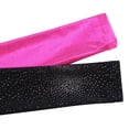 thumbnail image 4 of Maillot de gimnasia BAOHULU para niñas pequeñas con rayas brillantes, negro, 4 of 5