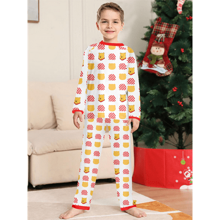 

Family Christmas Pajamas Matching Set Xmas Deer Print Pijamas Mother Daughter Father Son Outfit Family Look Homewear Suit